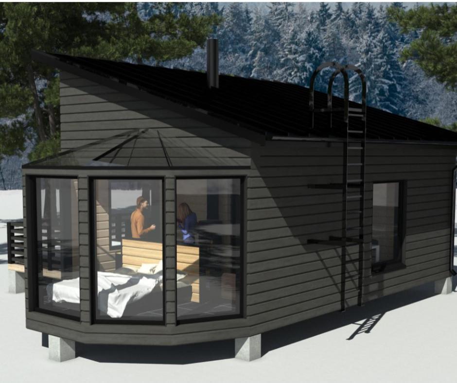Hotel Napapiirin Jaervilomat Luukonniemi Esterno foto